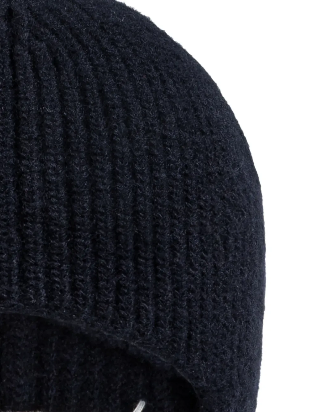 Maison Margiela Ribgebreide bivakmuts Blauw