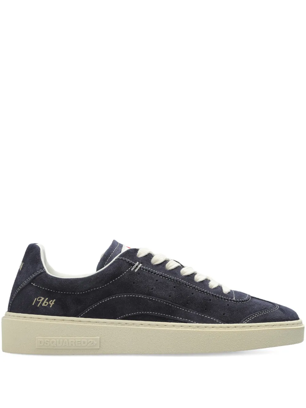 DSQUARED2 baskets en daim à lacets | bleu | Image 1