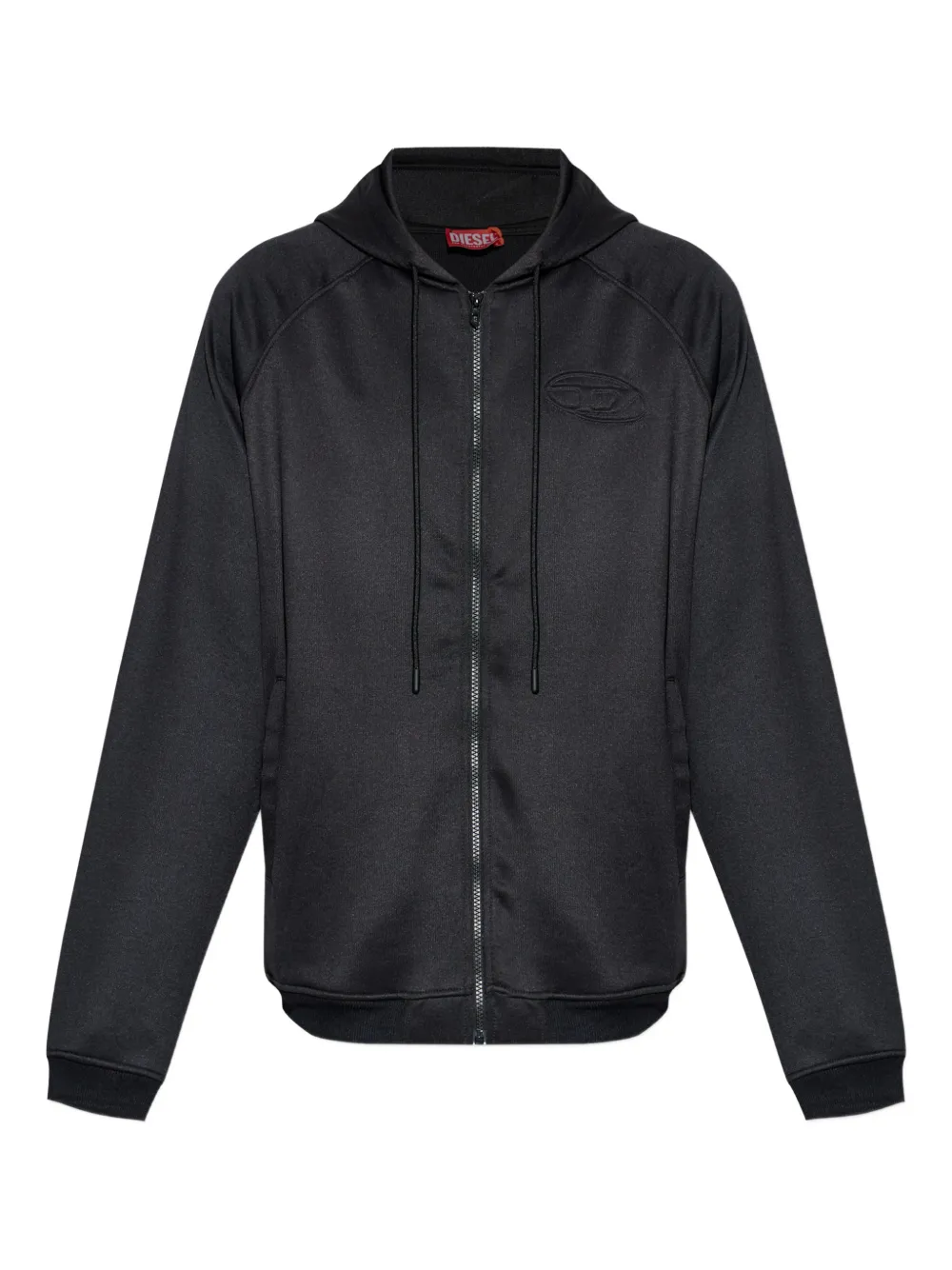 Diesel zip-up hoodie - Schwarz