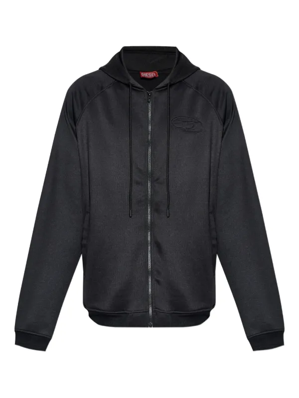 Diesel ジップアップ パーカー | ブラック | FARFETCH JP
