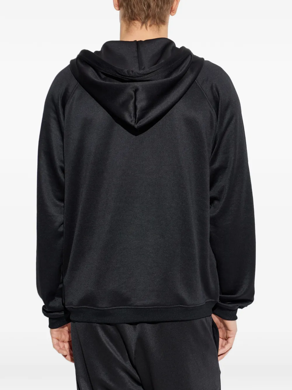 Diesel Hoodie met rits Zwart