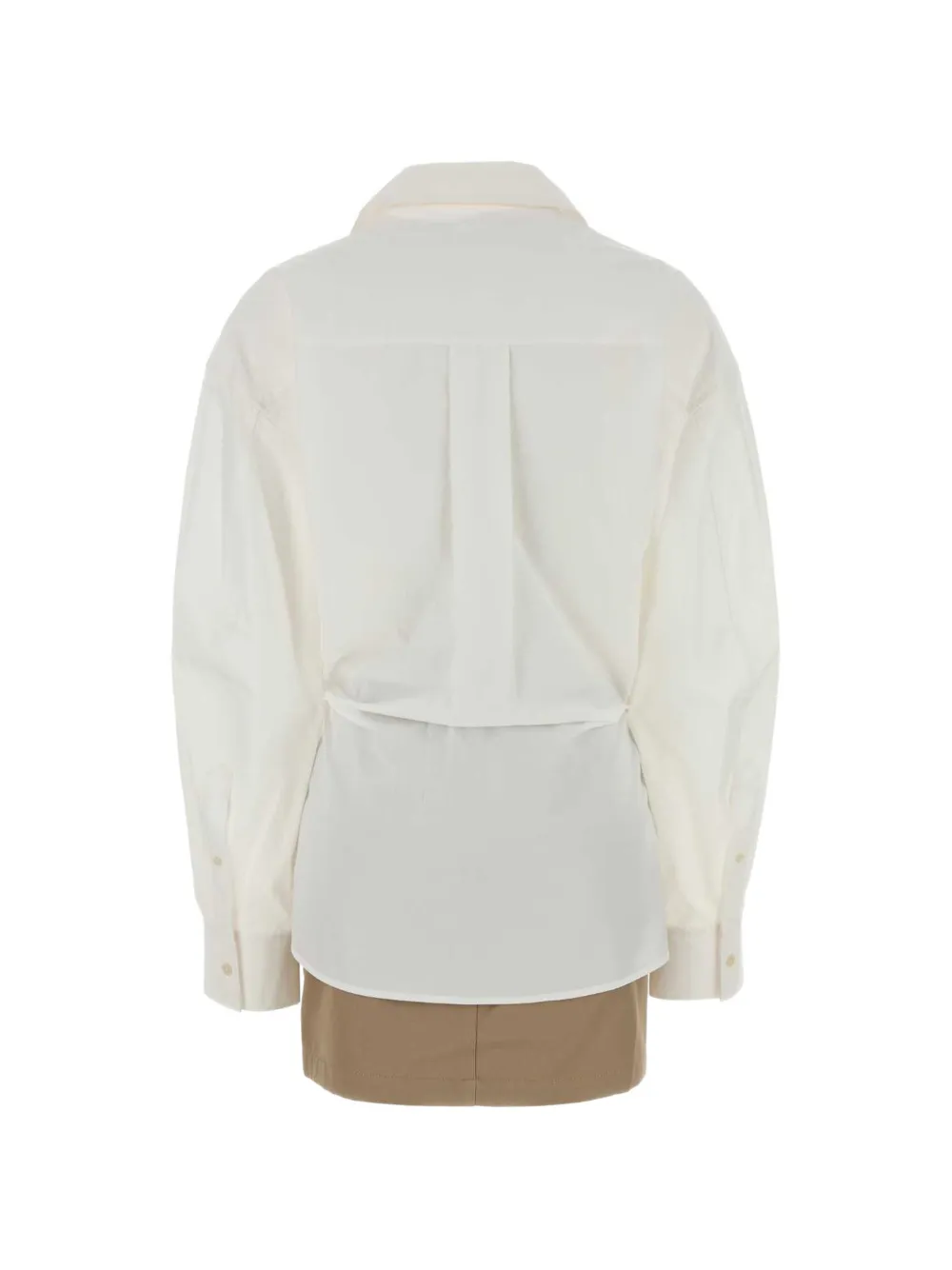 Alexander Wang Mini-blousejurk met wikkel-effect Wit