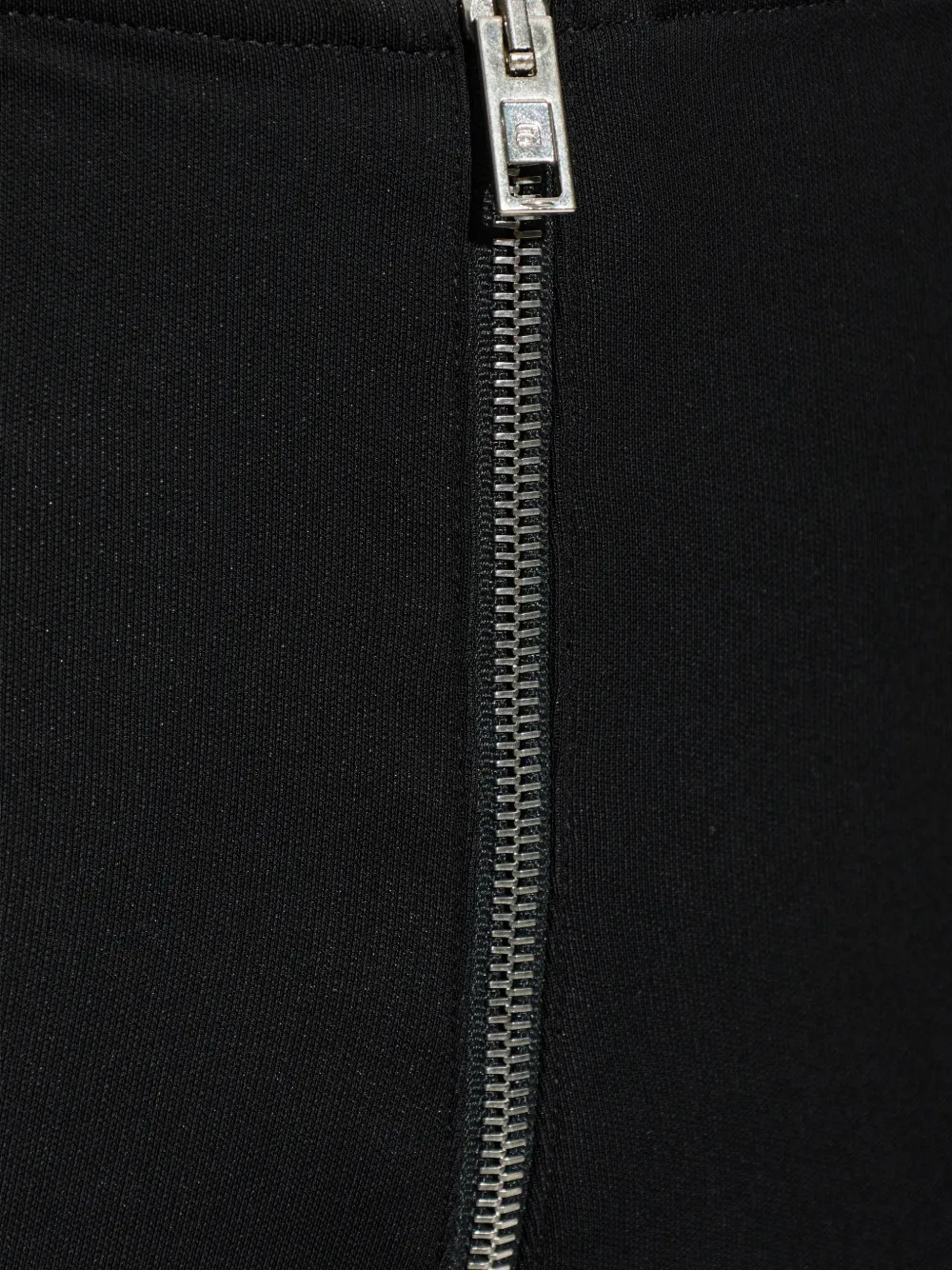 Alexander Wang Mid-waist jersey broek met rits Zwart