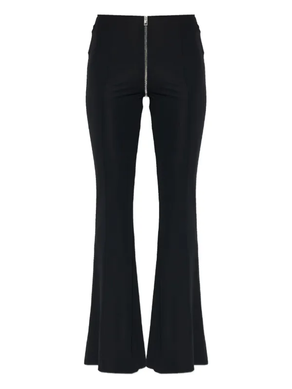 Alexander Wang Mid-rise Zip Pants in Jersey in Black