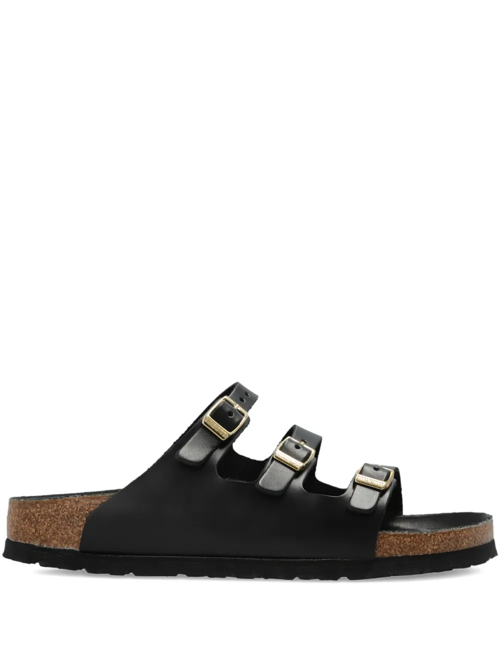Birkenstock Florida Exquisite sandalen met D-gesp Zwart