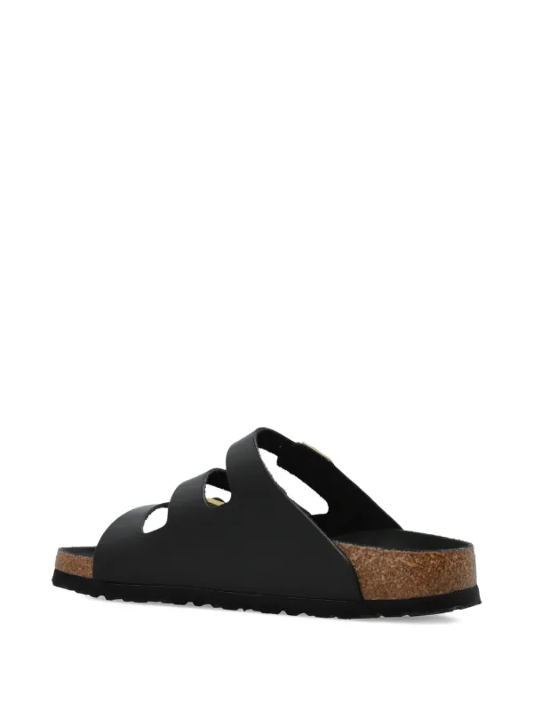 Birkenstock Florida D-Buckle Exquisite Sandals | Black | FARFETCH
