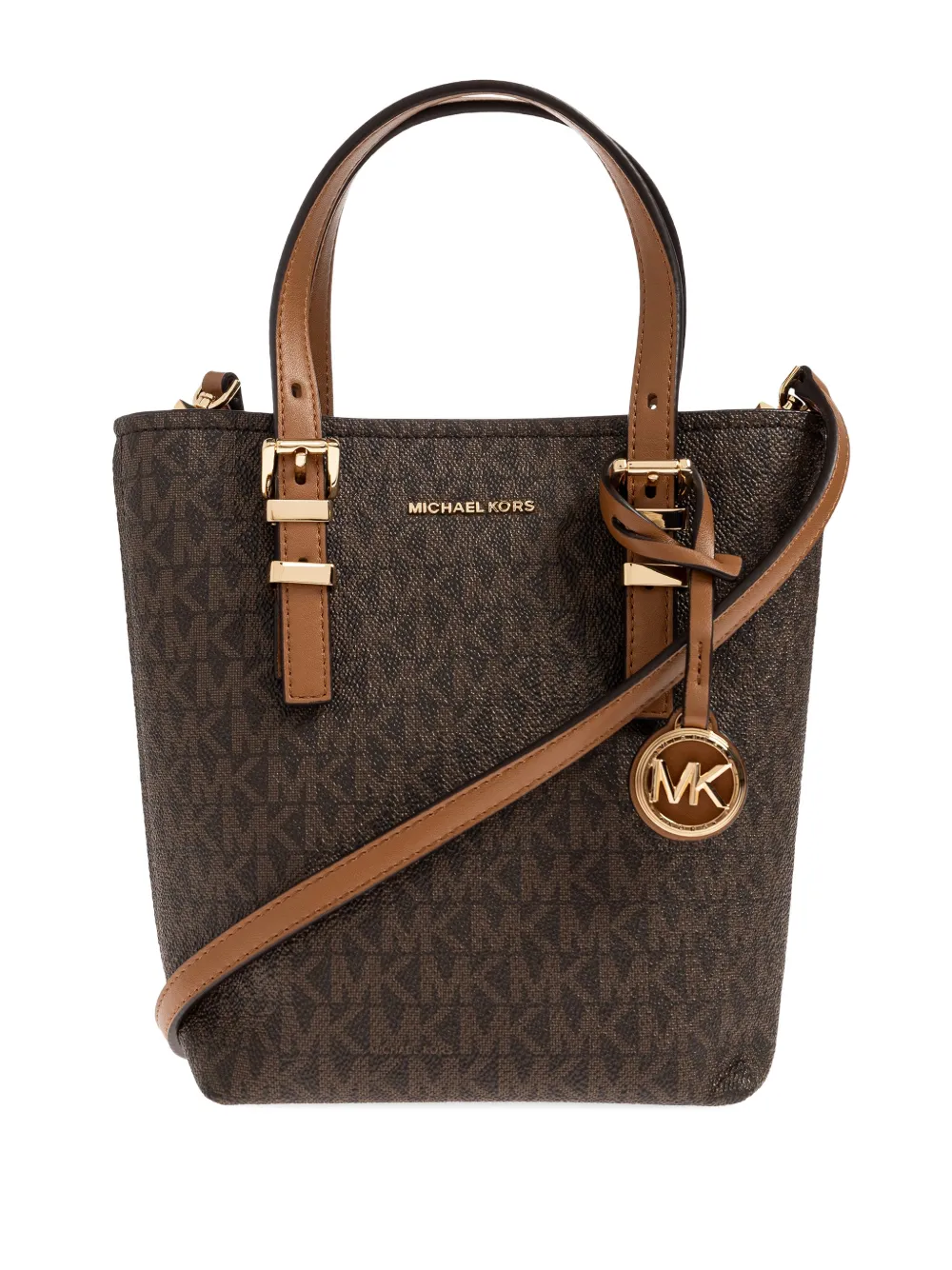 Michael Michael Kors XS Quinn patterned tote bag | Brown | Image 1