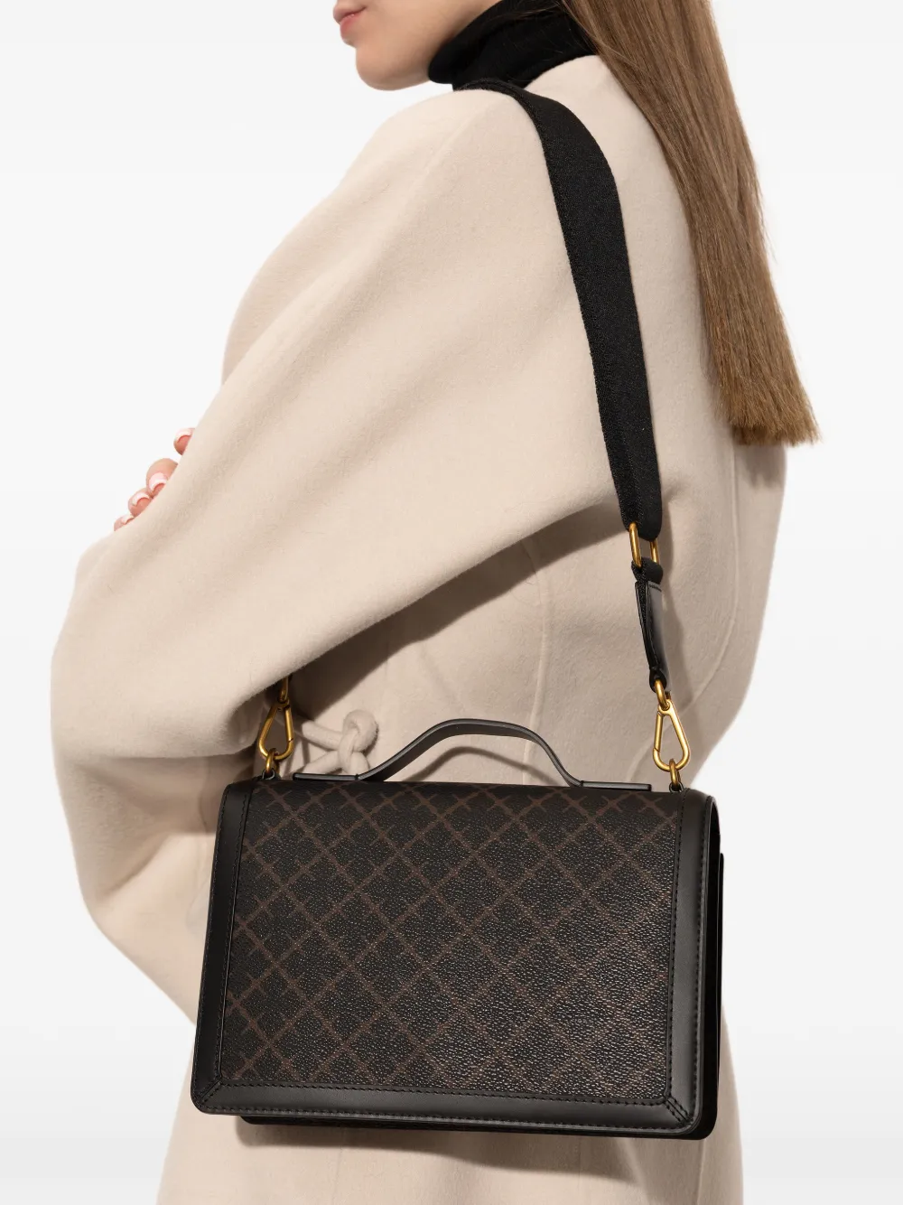  By Malene Birger Loennas Patterned Shoulder Bag - Brown 