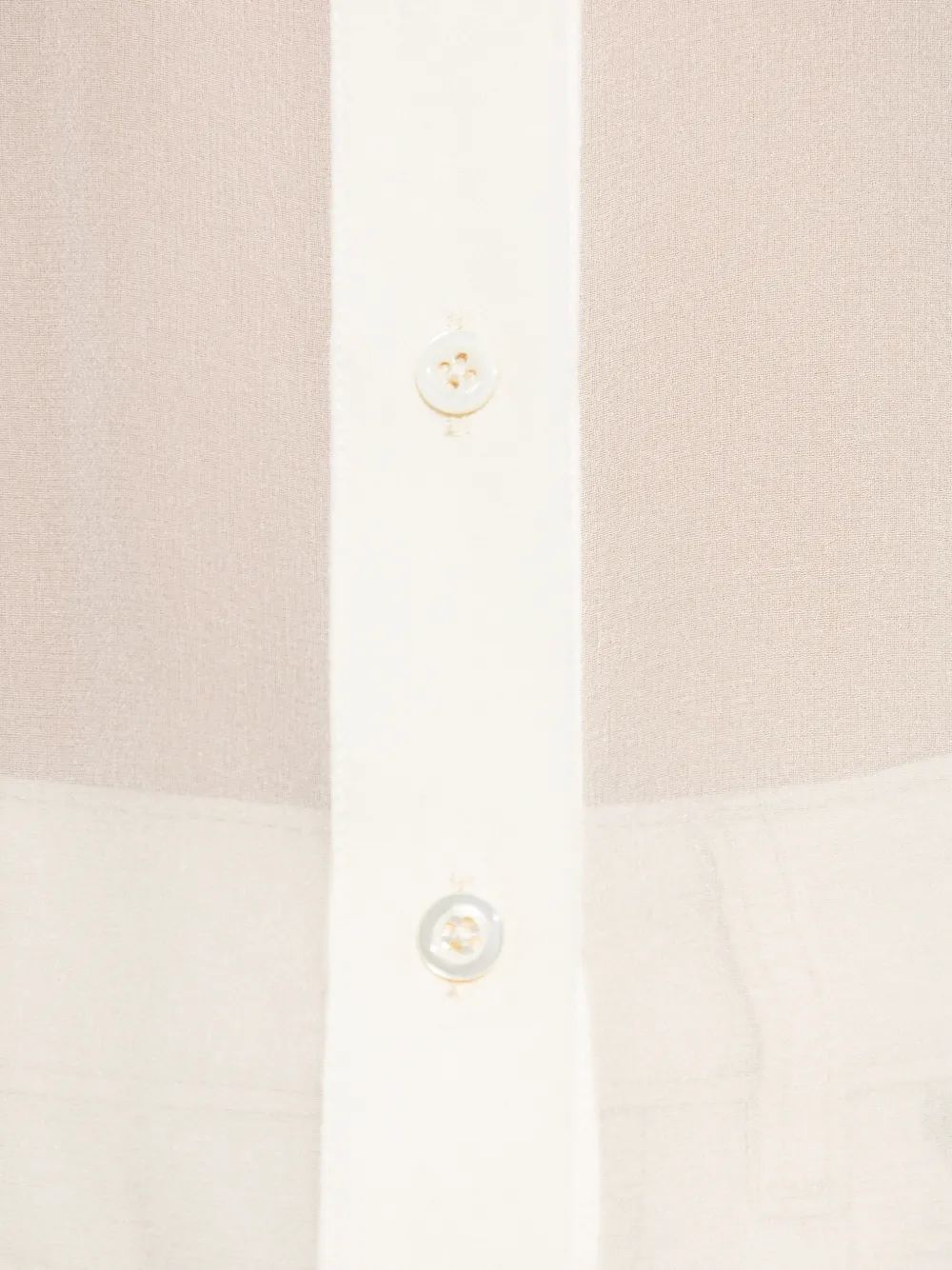 FRAME Blouse met ruches Beige