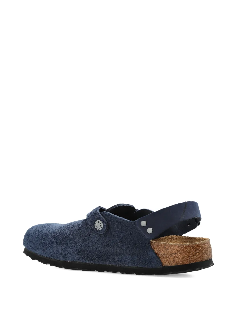 Birkenstock Lutry Premium buckle strap clogs Blauw