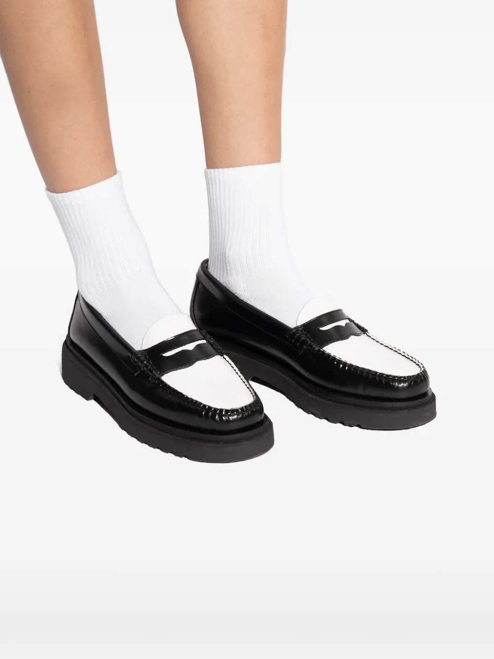 G.H.Bass Weejuns 90s ペニーローファー | ブラック | FARFETCH JP