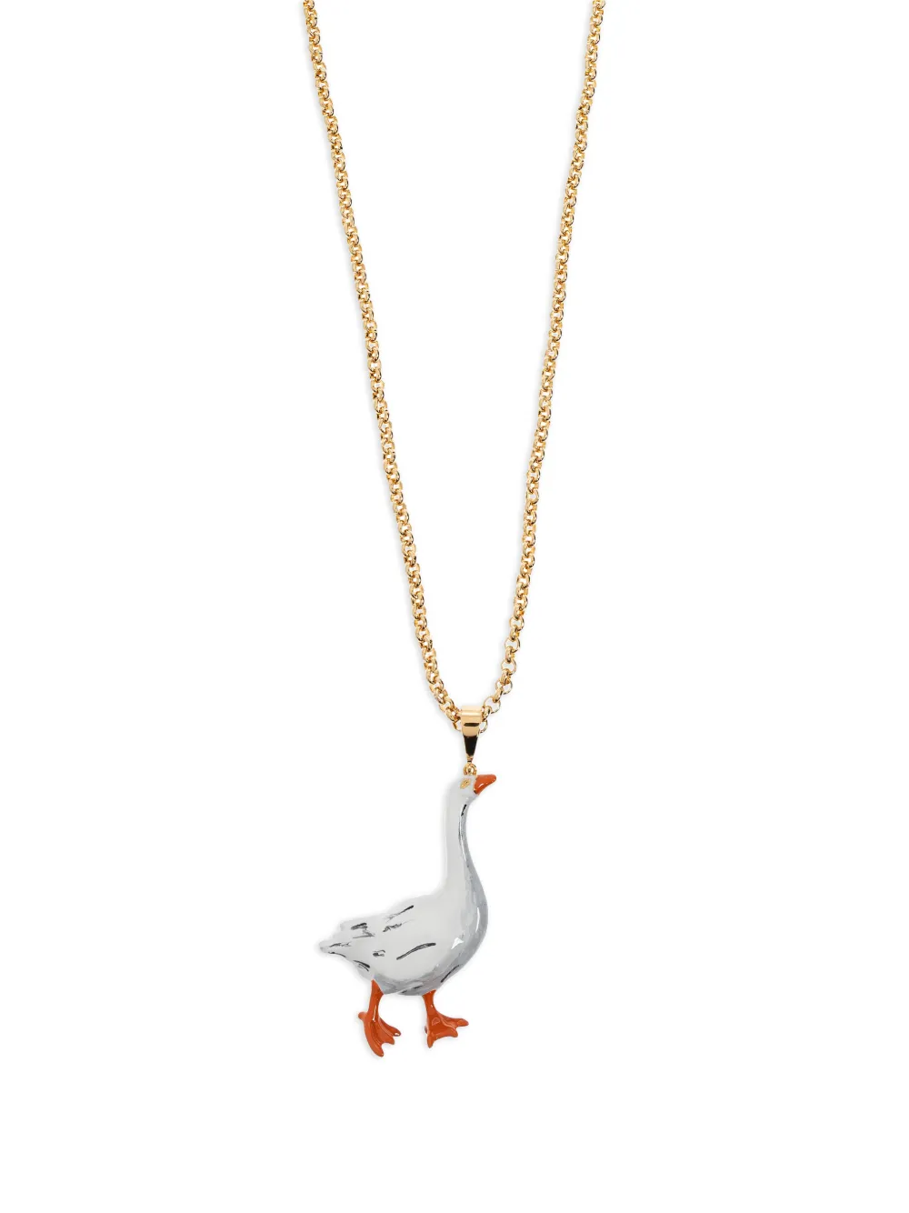 goose-pendant necklace