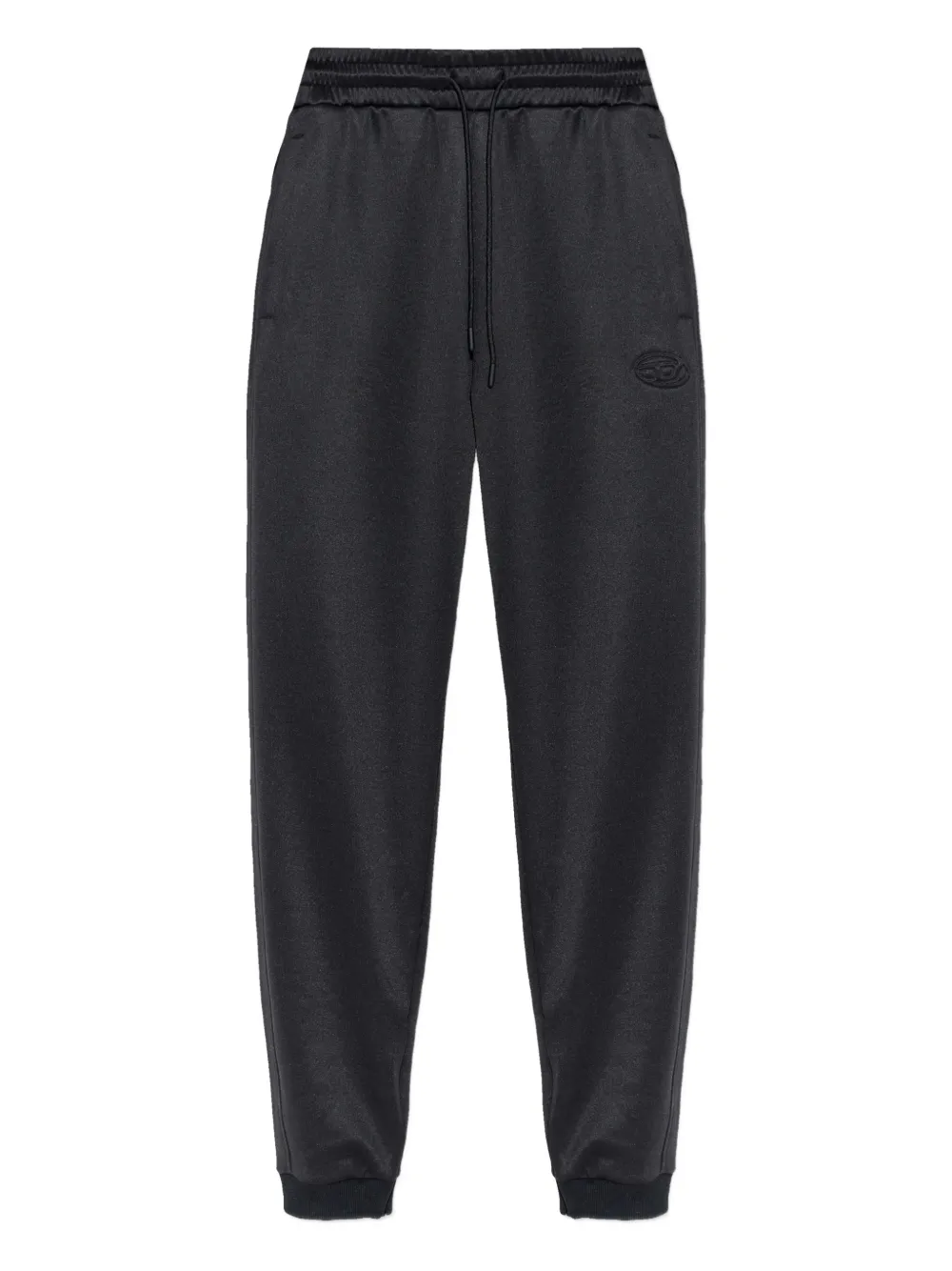 Diesel logo-embroidered track pants - Nero