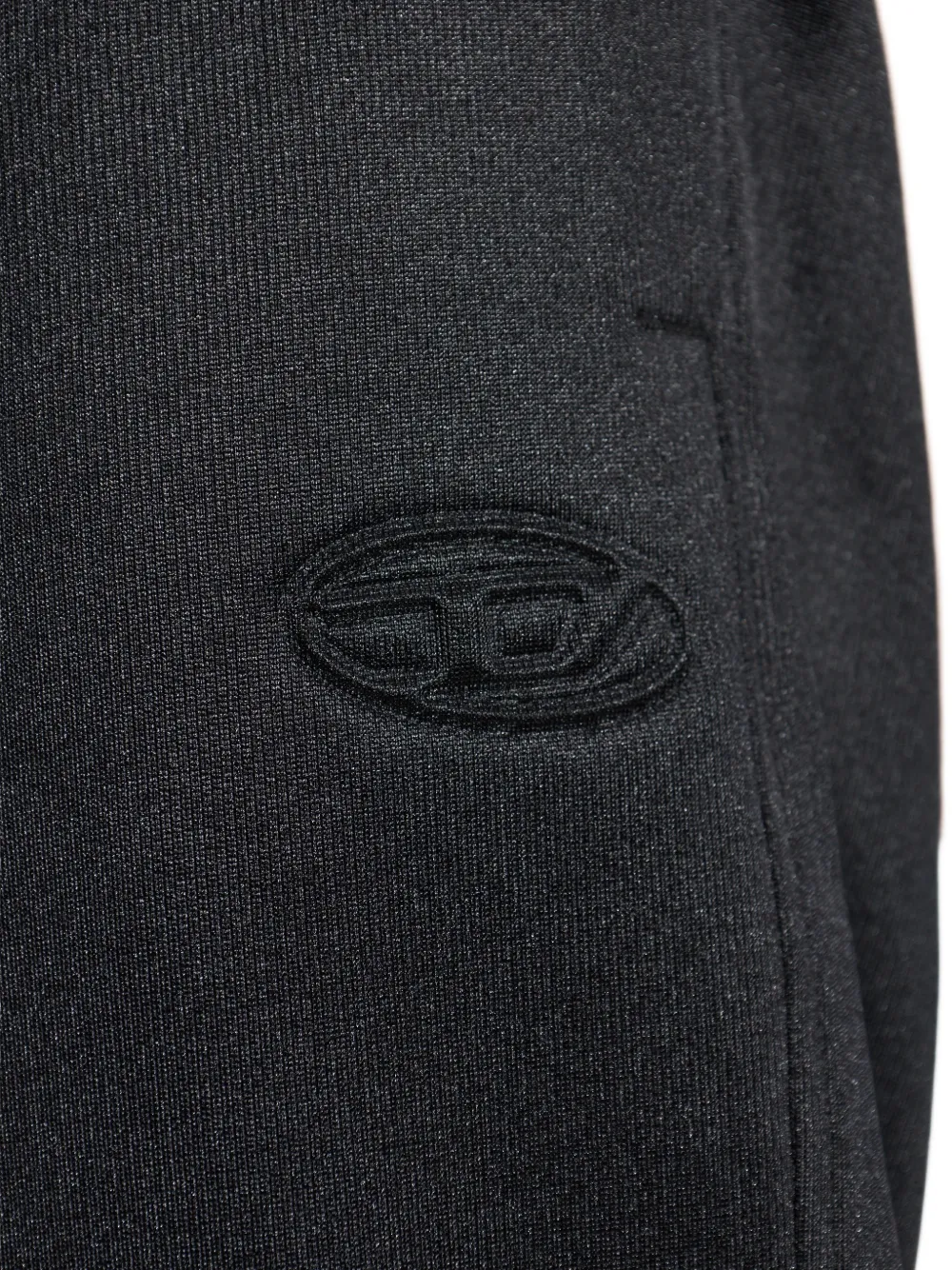 Diesel Trainingsbroek met geborduurd logo Zwart