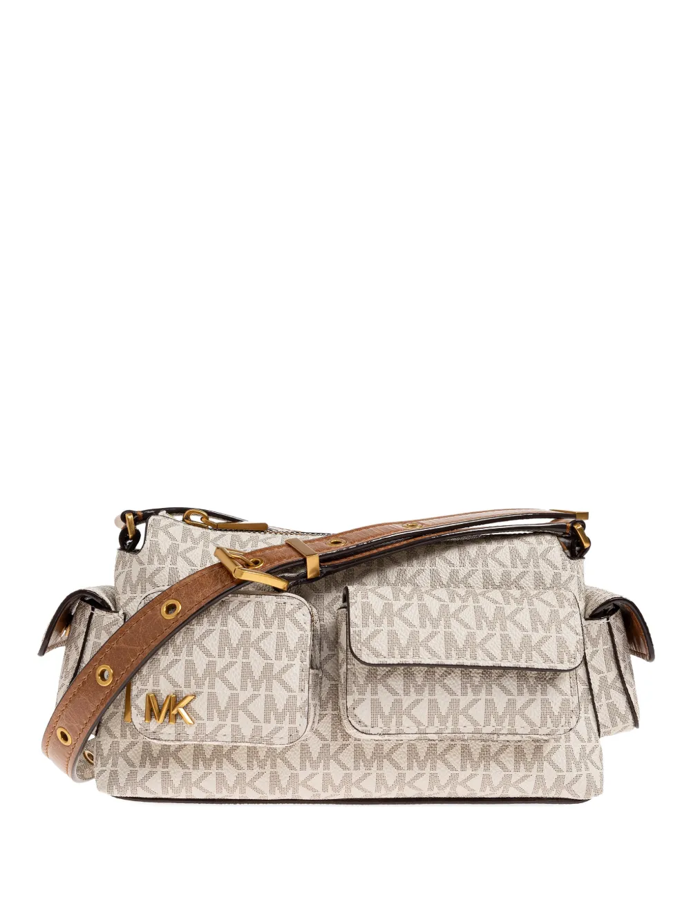 Michael Michael Kors Dakota monogram-pattern shoulder bag - Toni neutri