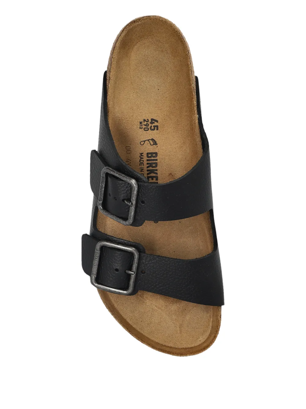 Birkenstock Arizona sandalen met gespbandje Zwart