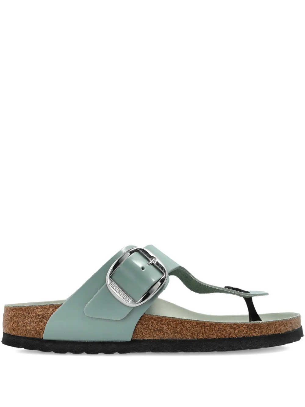 Birkenstock Gizeh sandalen met gesp Groen