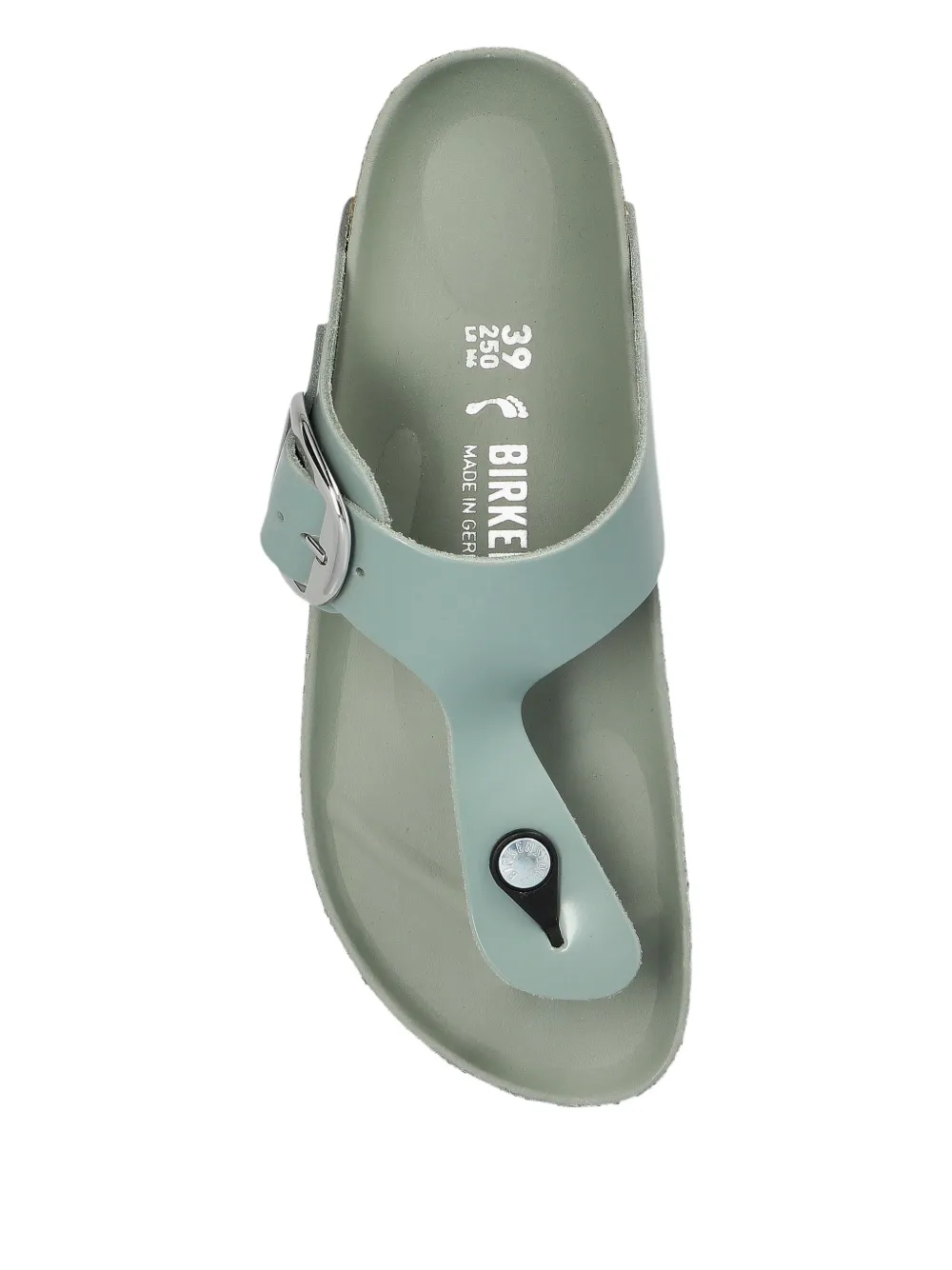 Birkenstock Gizeh sandalen met gesp Groen