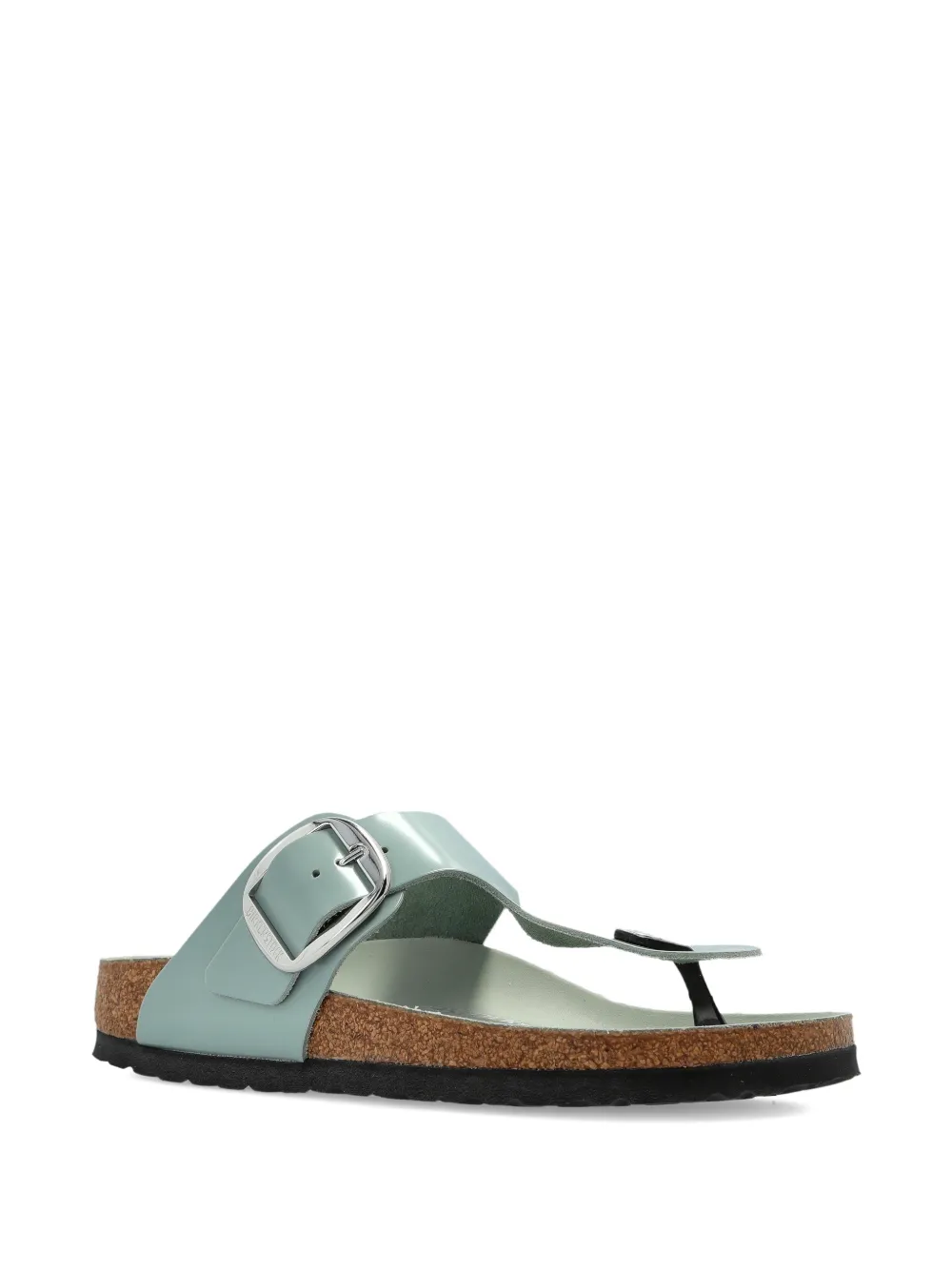 Birkenstock Gizeh sandalen met gesp Groen