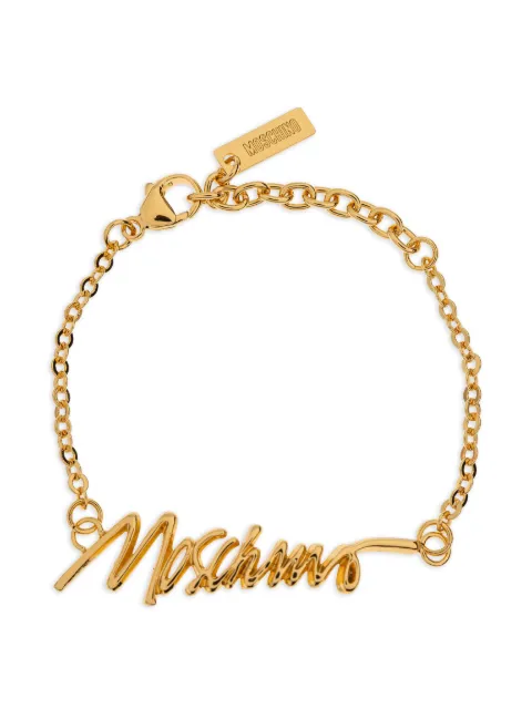 Moschino logo bracelet
