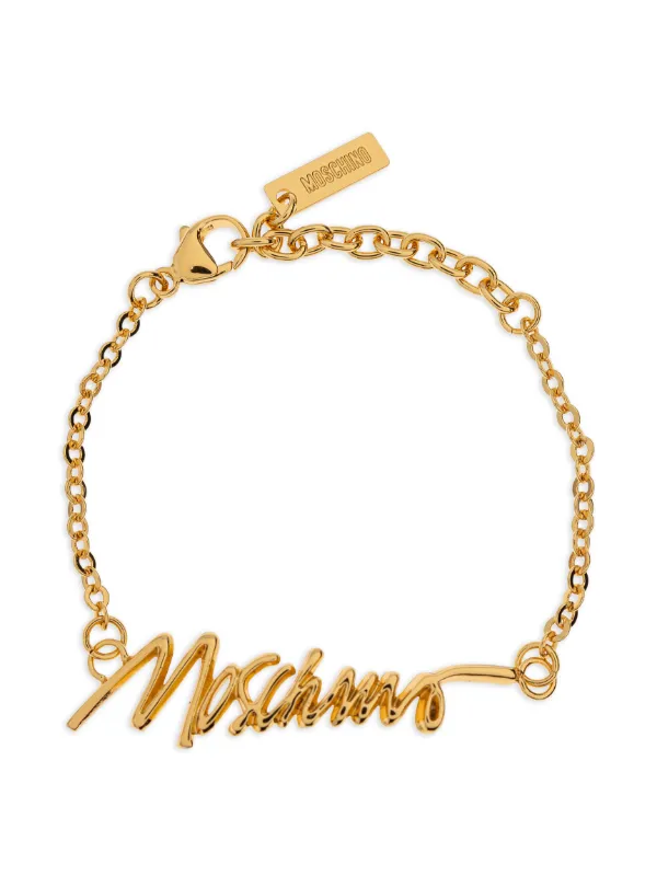 Moschino チェーン ブレスレット | ゴールドトーン | FARFETCH JP