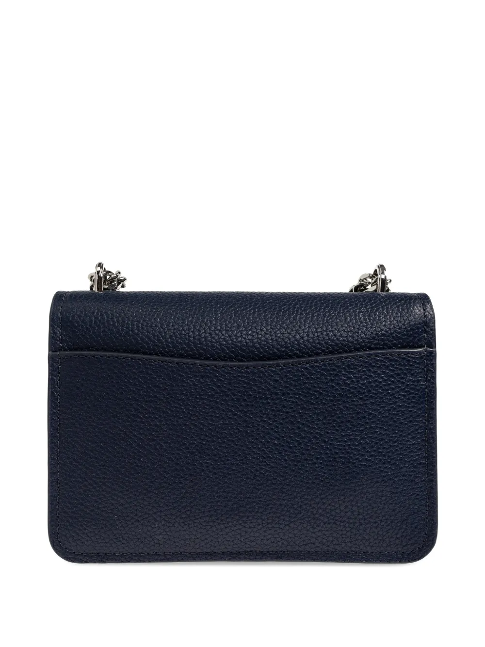Michael Kors Claire leren crossbodytas met ketting Blauw