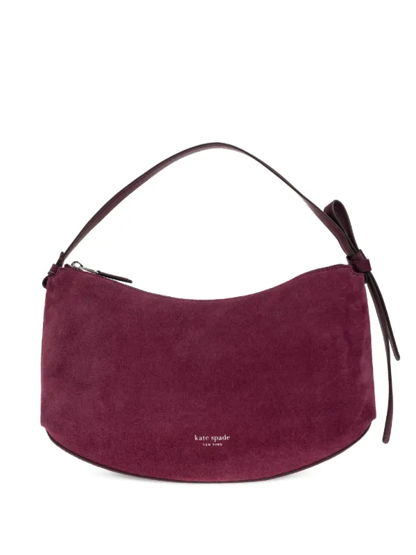 Kate Spade Loop スエードショルダーバッグ | パープル | FARFETCH JP