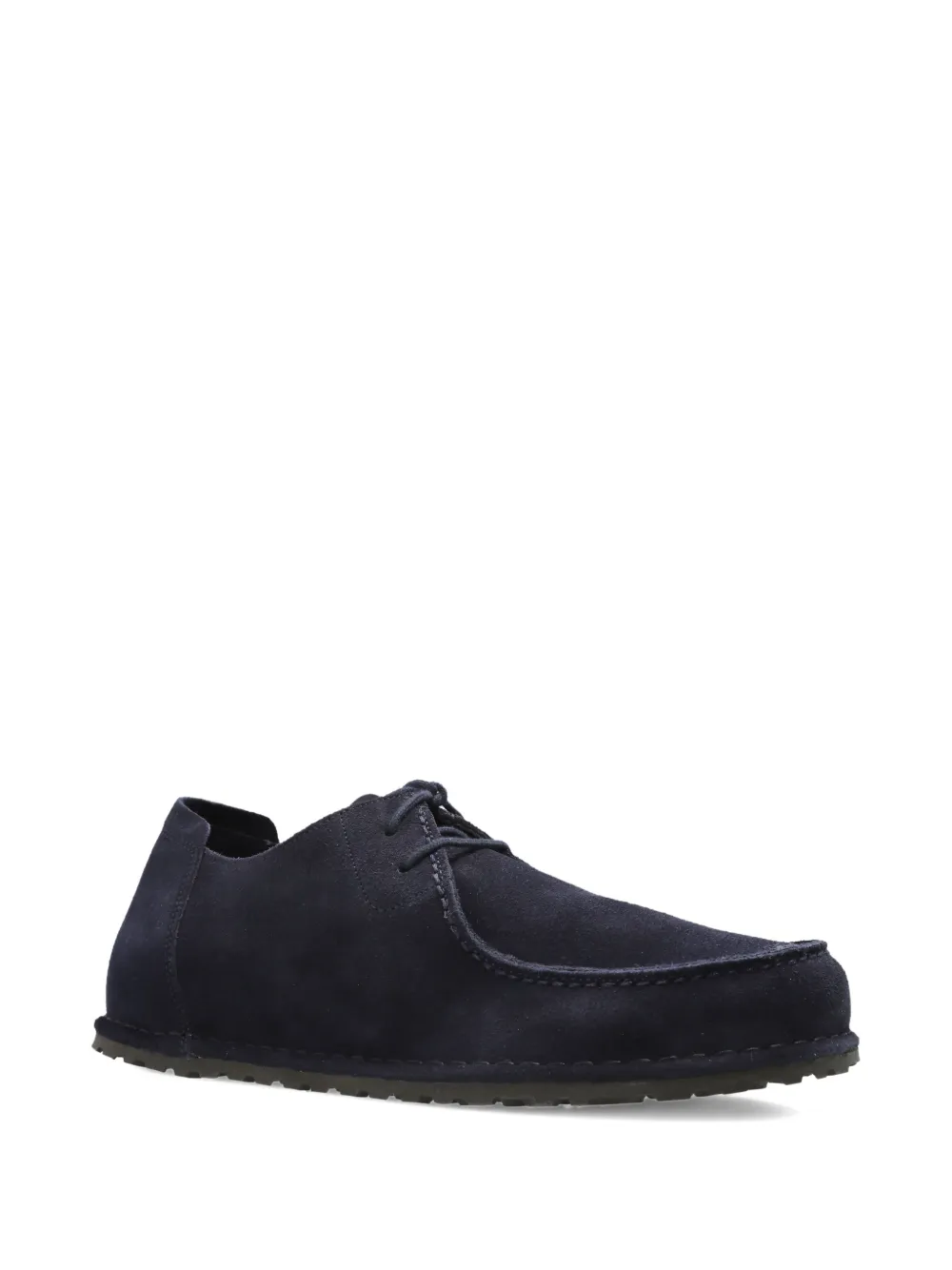 Birkenstock Utti lace-up suede loafers - Blauw
