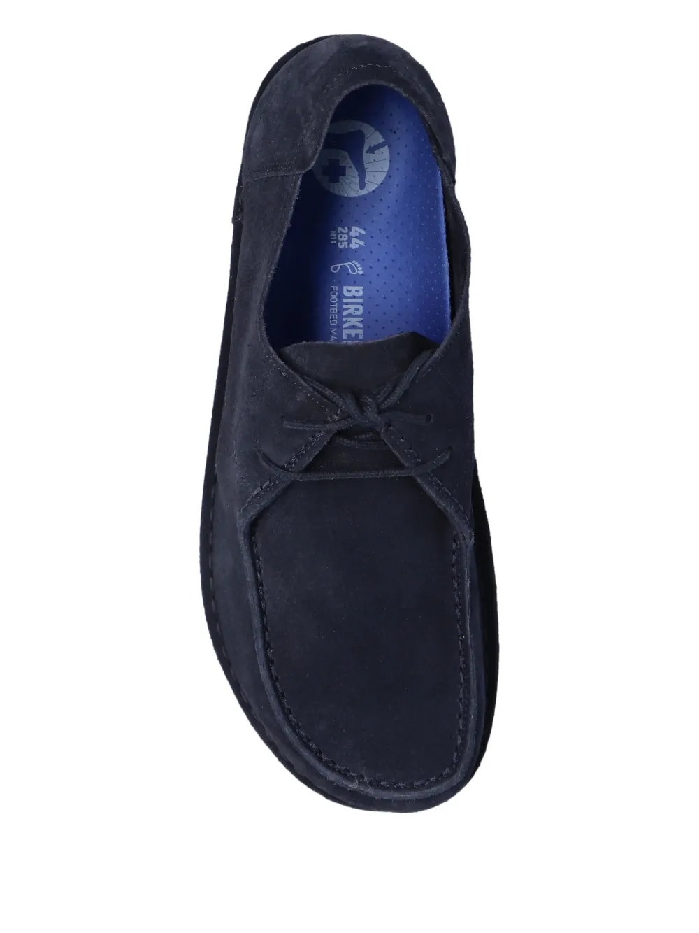 Birkenstock Utti lace-up suede loafers Blauw