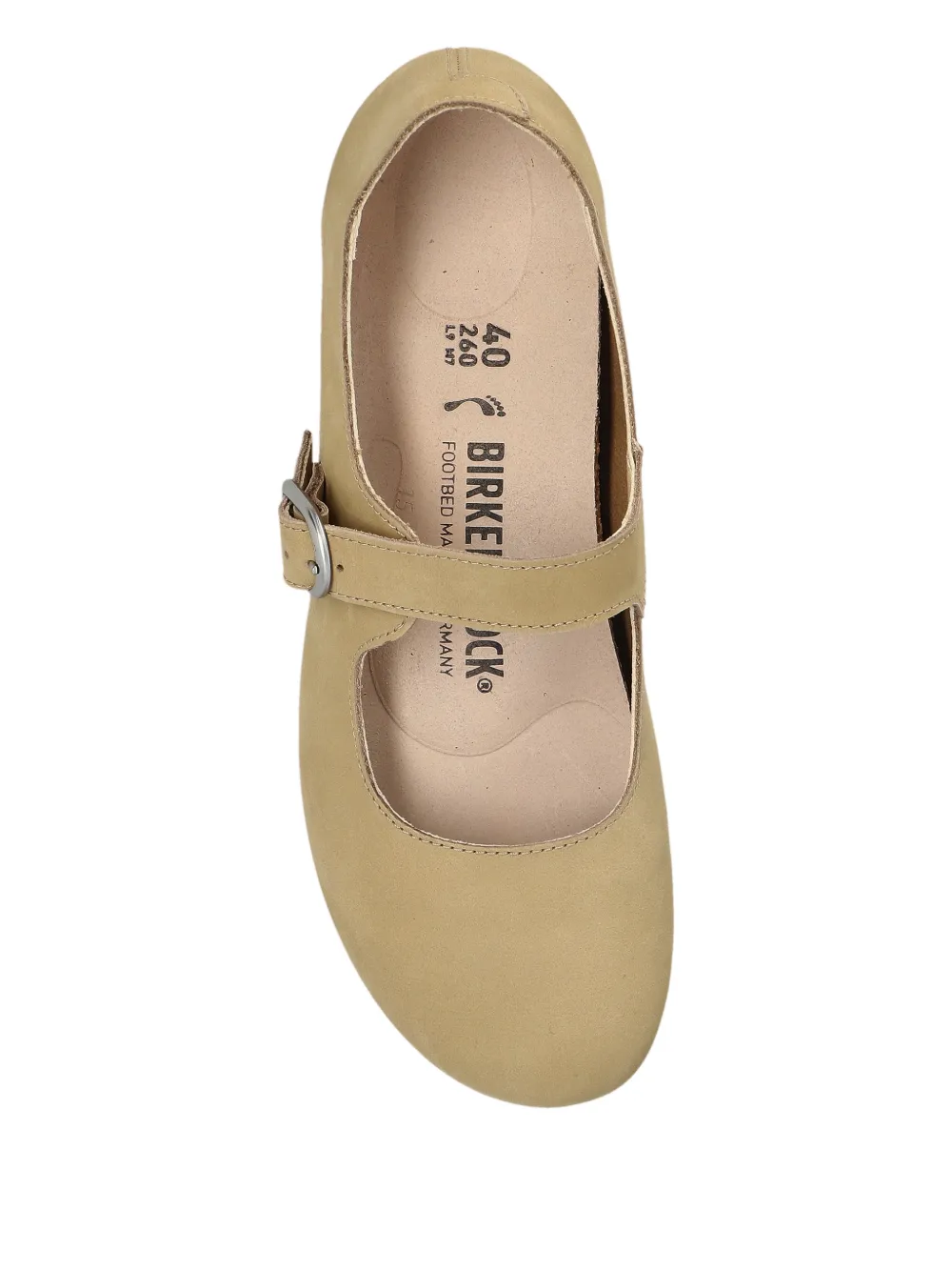 Birkenstock Santa Clarita buckled leather loafers Beige