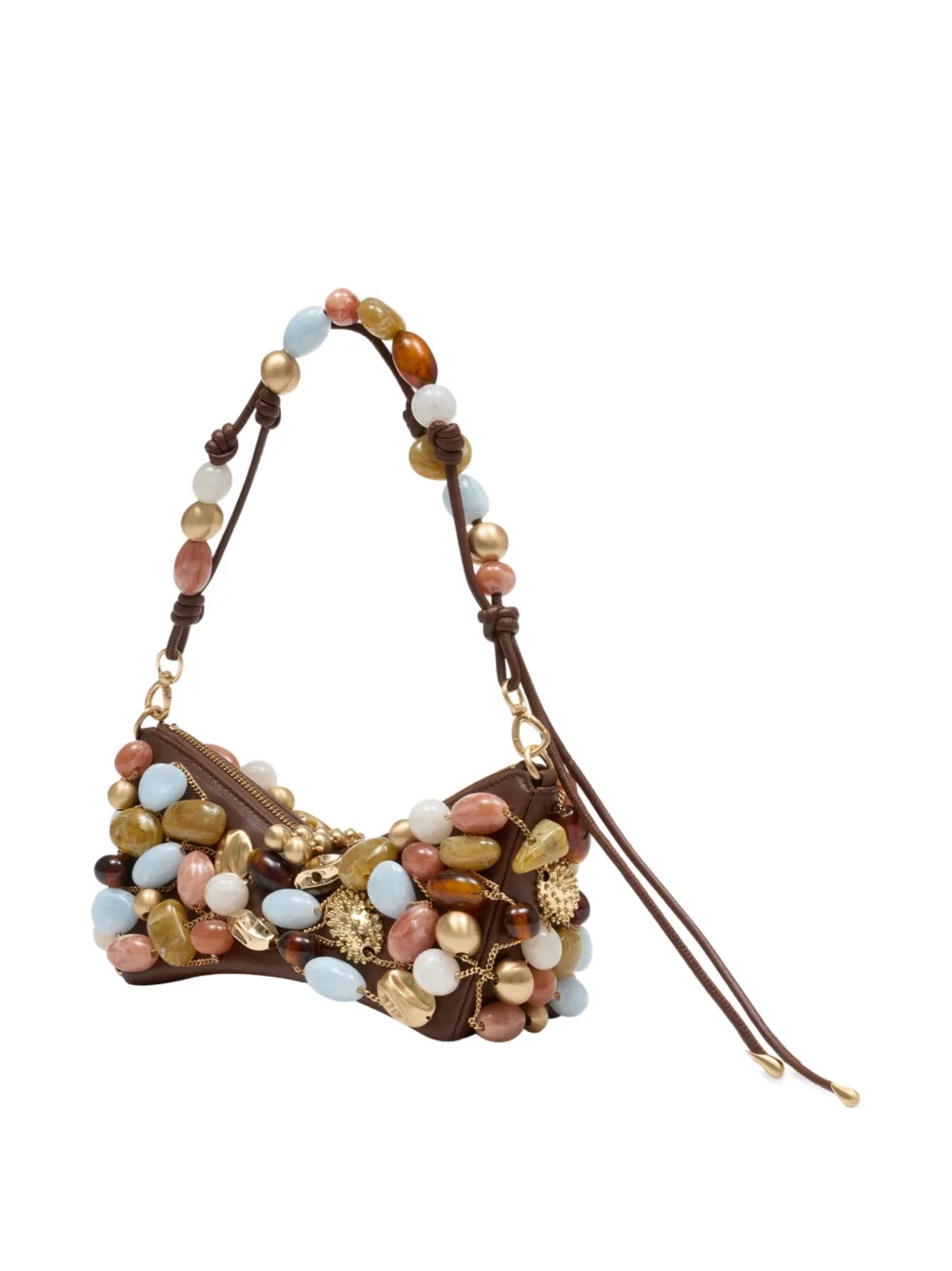 Cult Gaia Mercier mini shoulder bag - Bruin