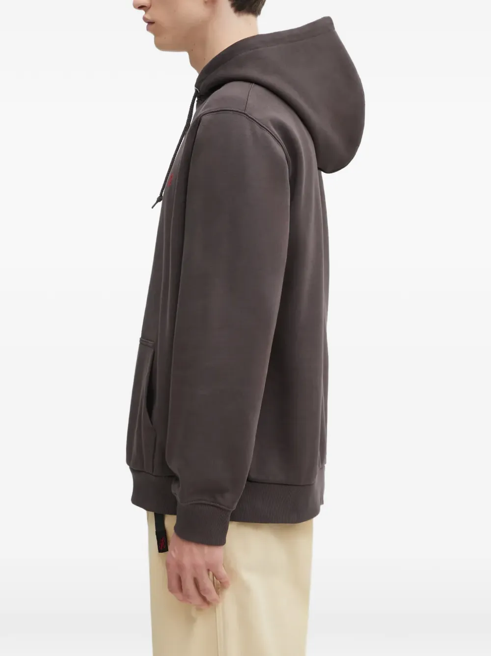 Gramicci One Point sweater met capuchon en logo Grijs