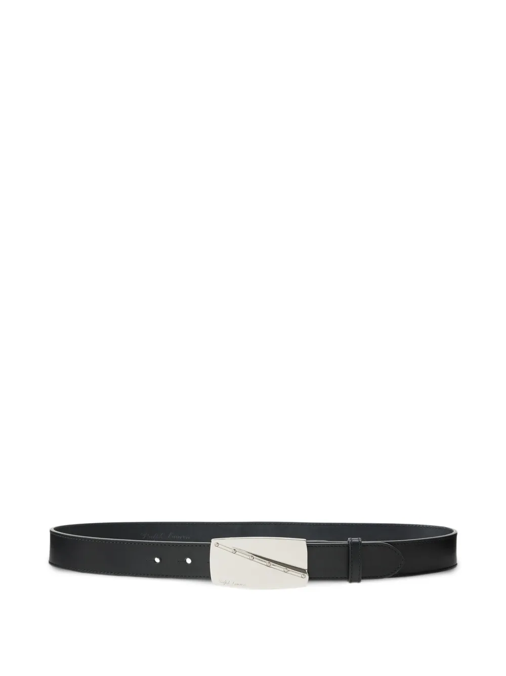 Ralph Lauren Collection Cintura con fibbia logo - Nero
