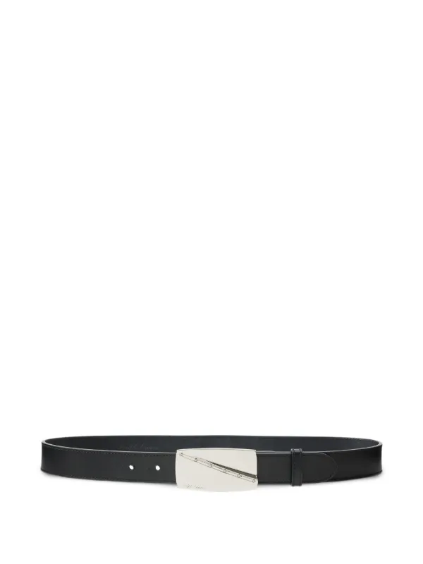 Ralph Lauren Collection Logo-detail Buckle Belt in Black