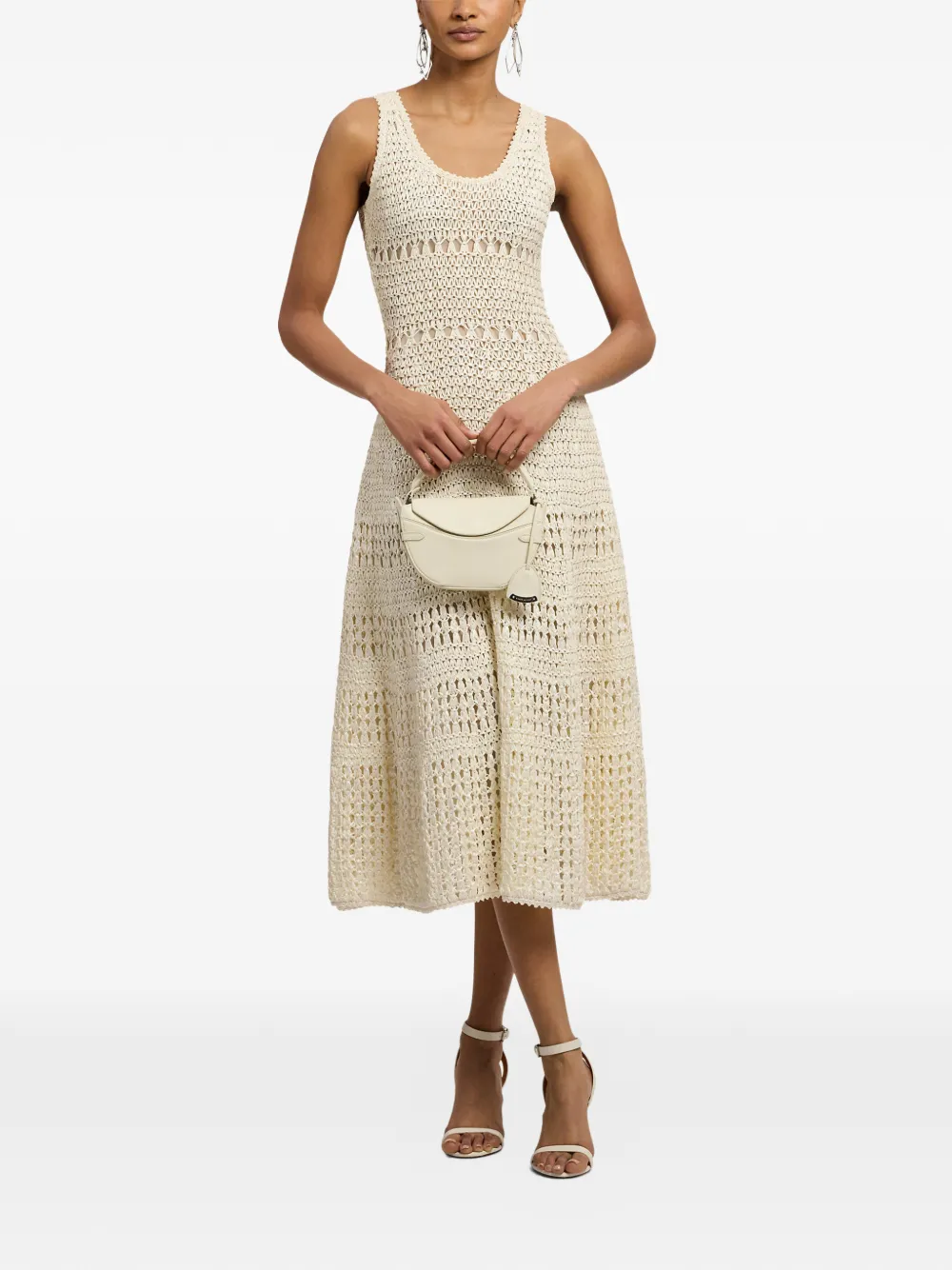  Ralph Lauren Collection Top Handle Leather Mini Bag - Neutrals 
