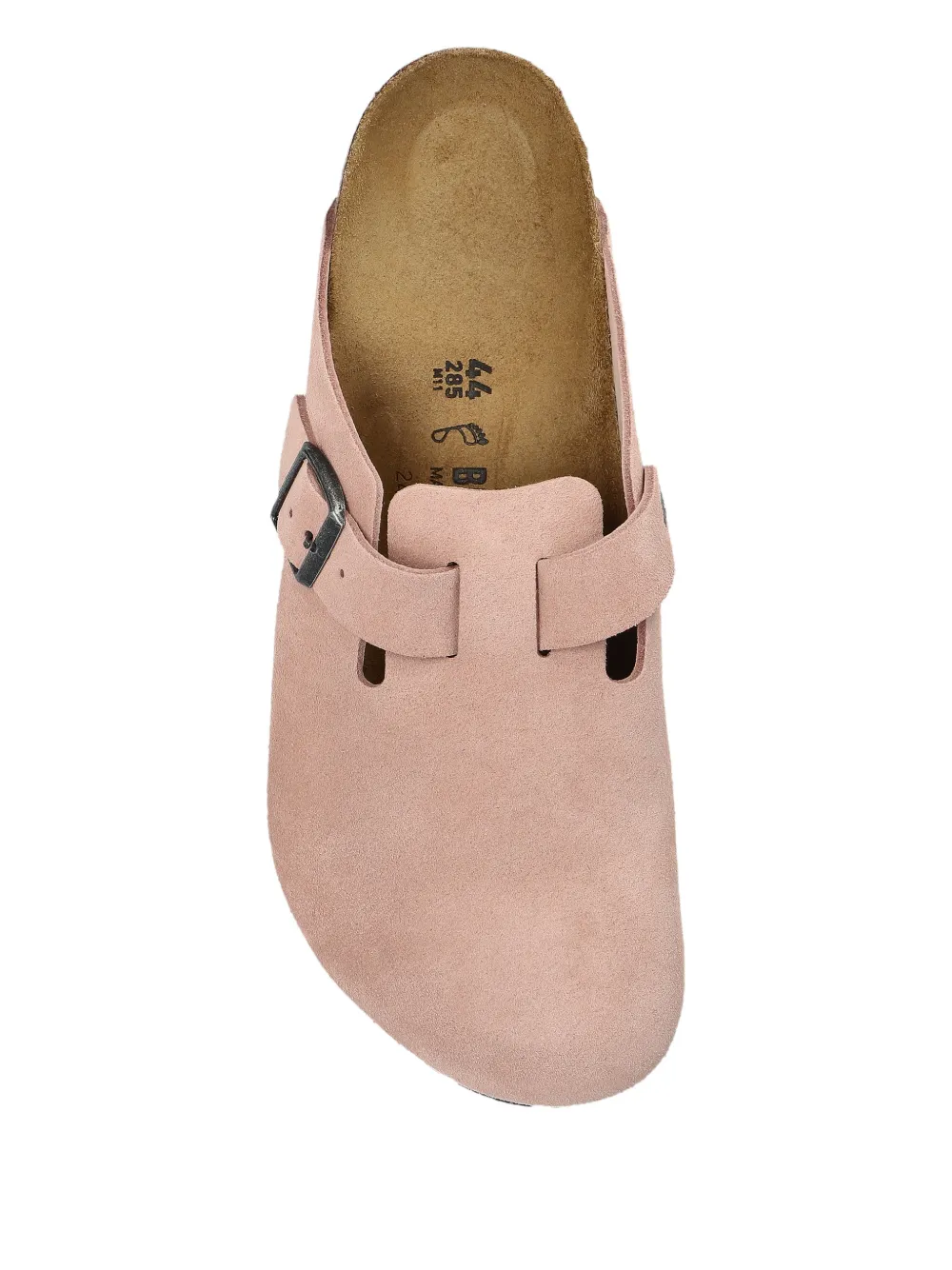 Birkenstock Boston BS suede mules Roze