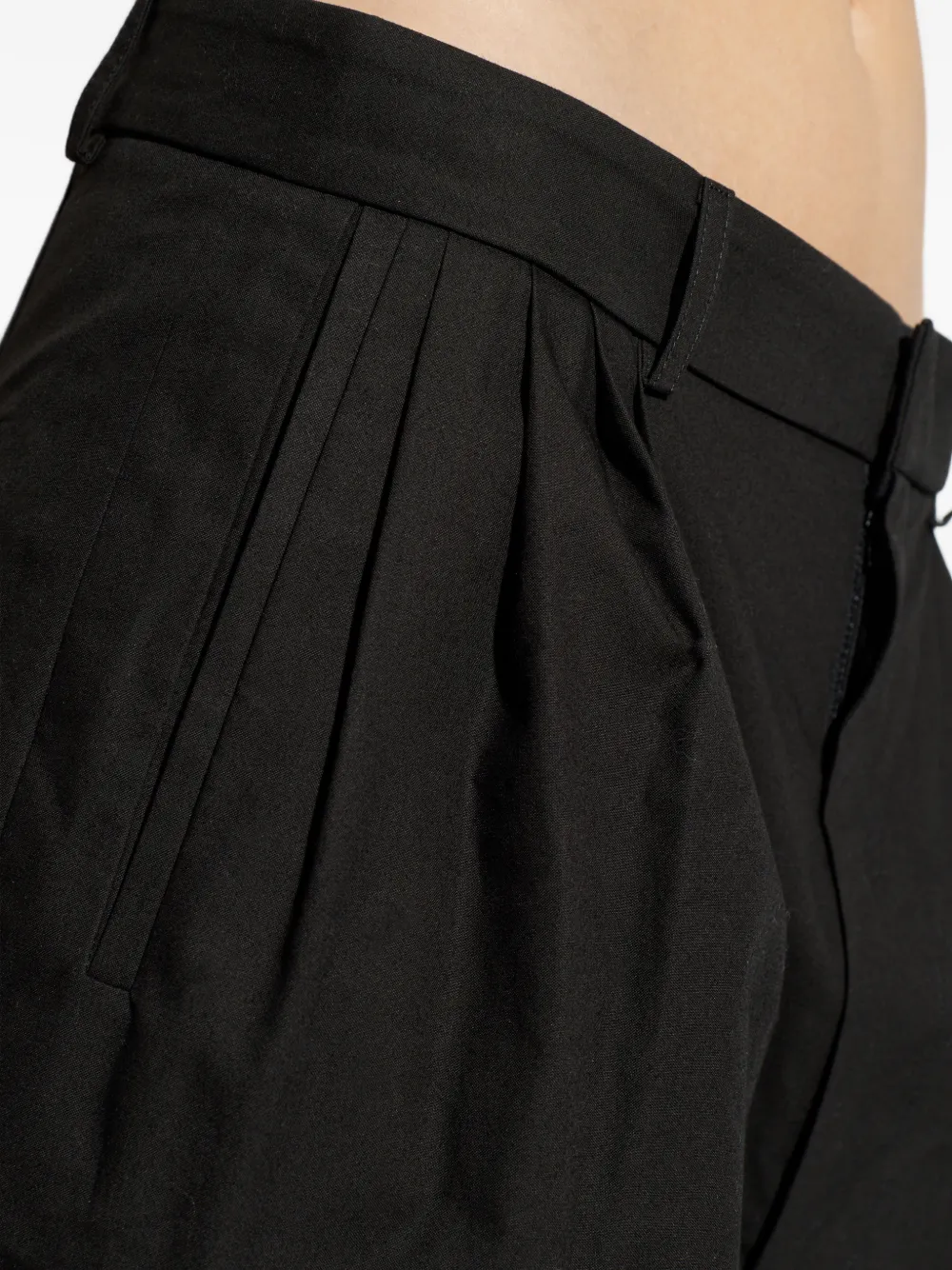 Moschino Broek met omgeslagen pijpen Zwart