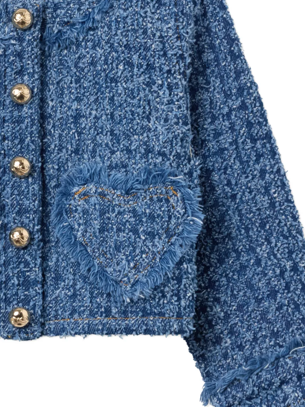 Self-Portrait Kids Jack met hartzak en franje Blauw