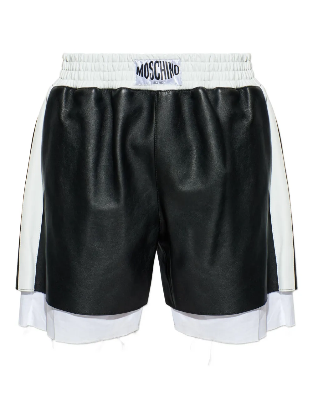Moschino leather shorts - Nero