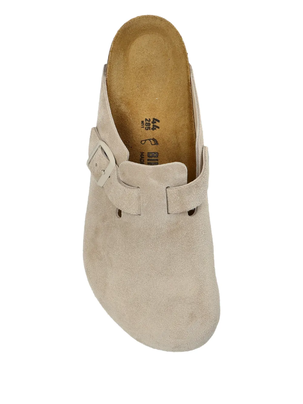 Birkenstock Boston suède sandalen Beige