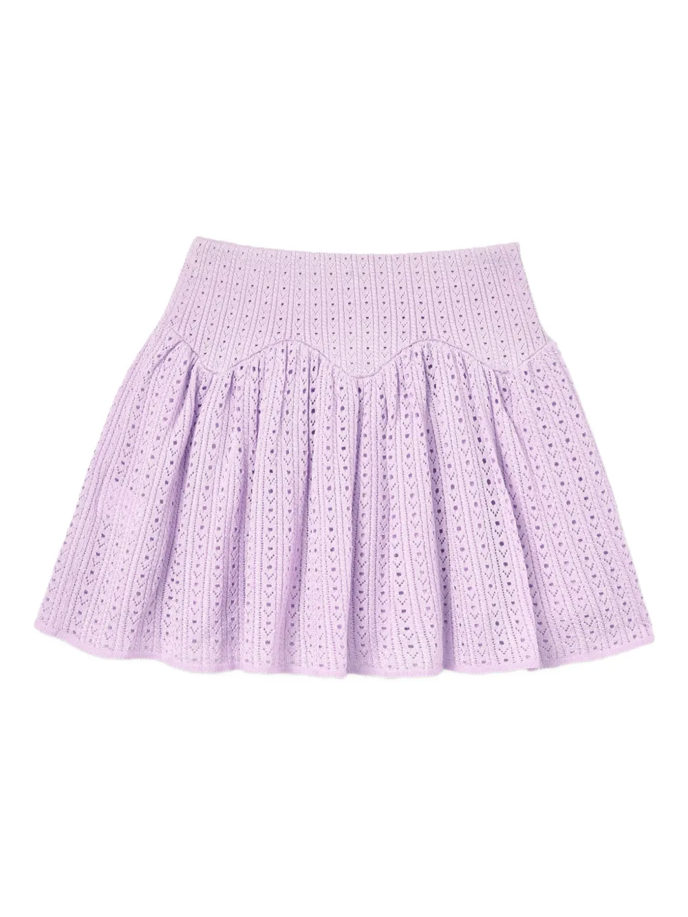 Eyelet-Detail Skirt