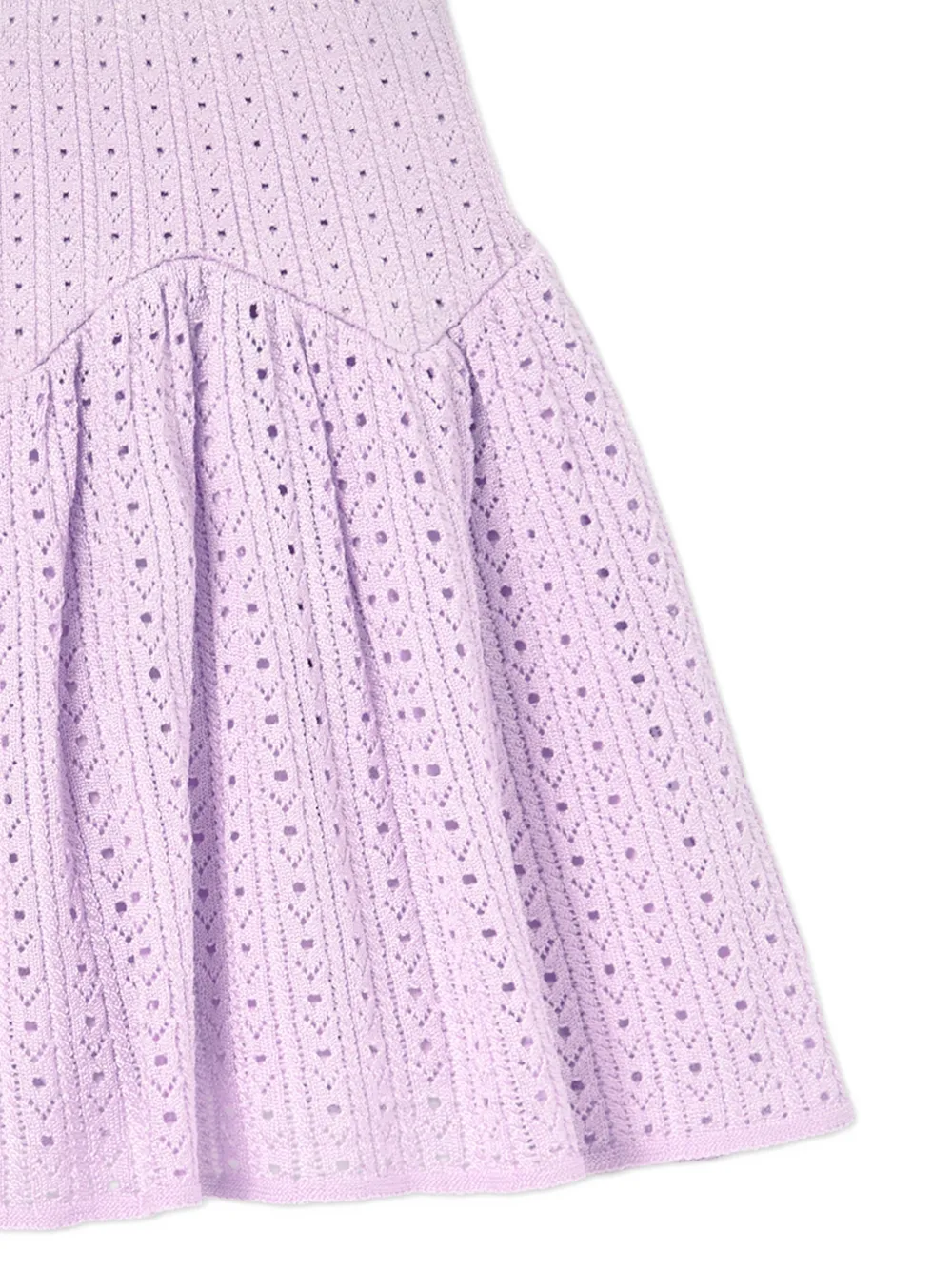 Eyelet-Detail Skirt