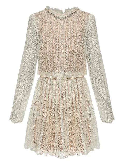 Self-Portrait lace embellished maxi dress