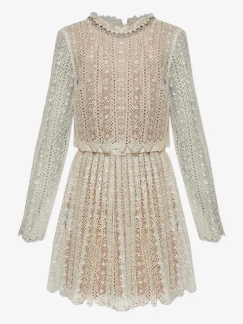Self-Portrait lace embellished maxi dress