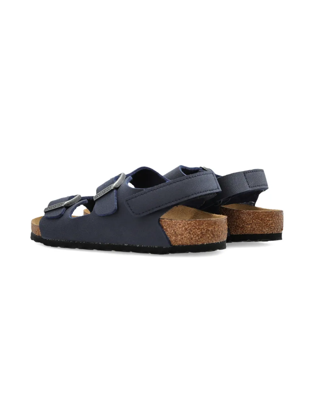 Birkenstock Kids Milano AS buckle strap sandals Blauw