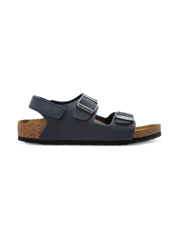 Birkenstock Navy Double-Strap Sandals with Buckles Buy Navy Double Buckle Ankle Strap EVA Sandals from Next USA main image 2