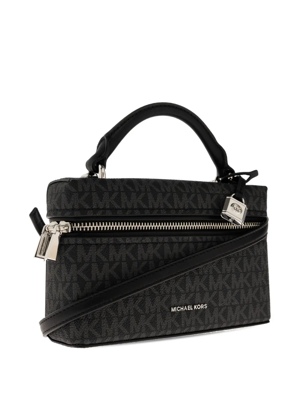 Michael Kors XS Jana crossbodytas met logopatroon Zwart