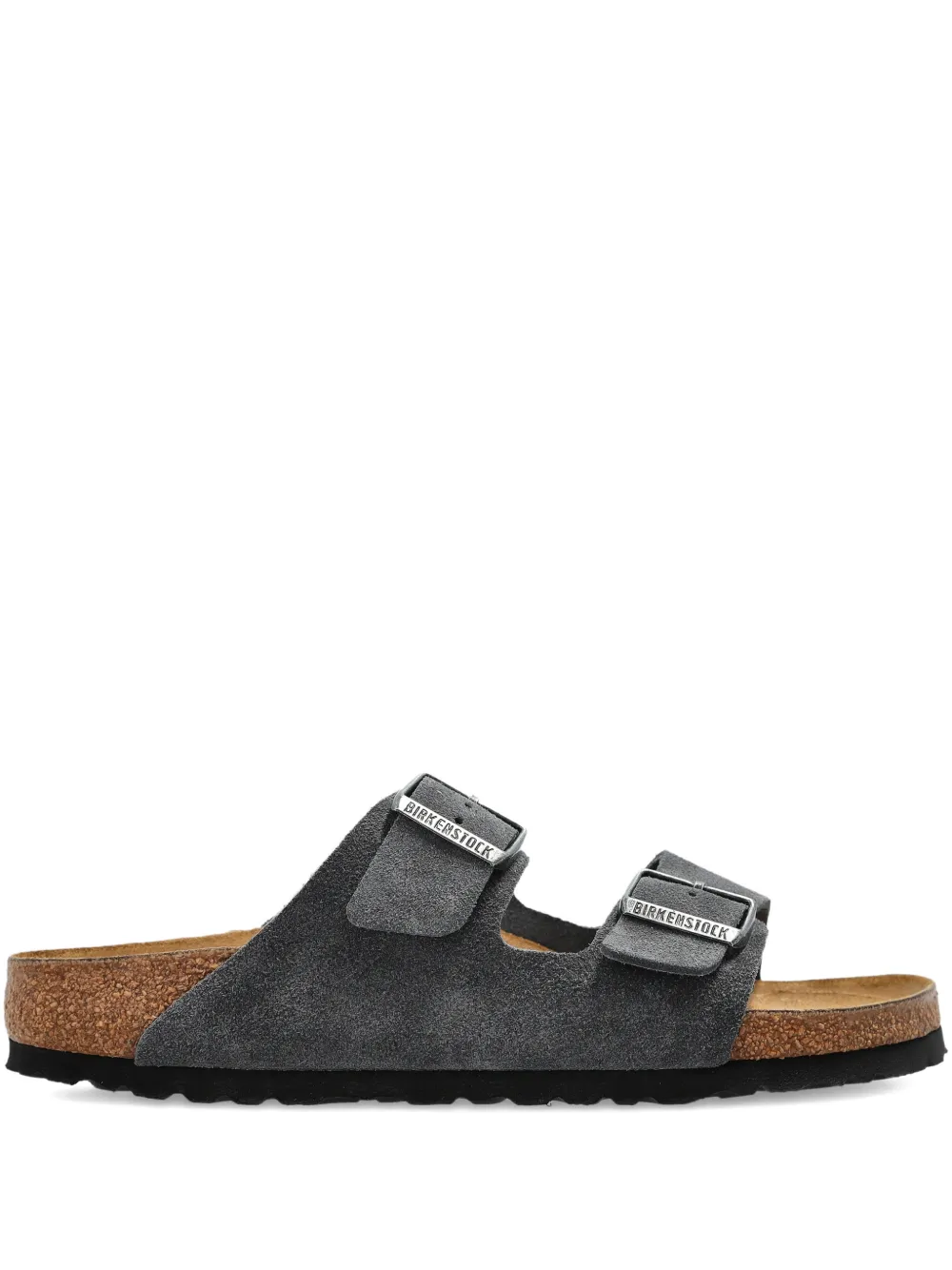 Birkenstock Arizona sandalen met gesp Grijs