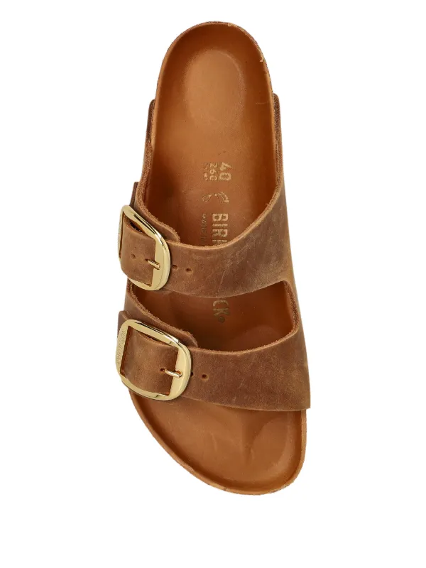 Birkenstock Sandália Arizona Big Buckle | Marrom | FARFETCH BR