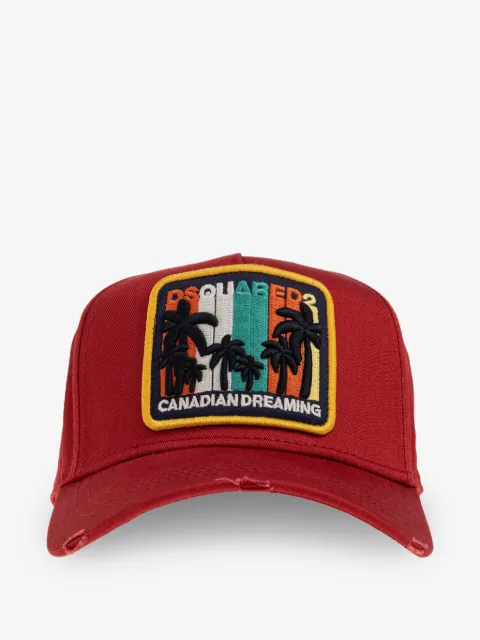 DSQUARED2 gorra de béisbol con parche